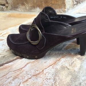 Shoes 10.5 suede clogg mule